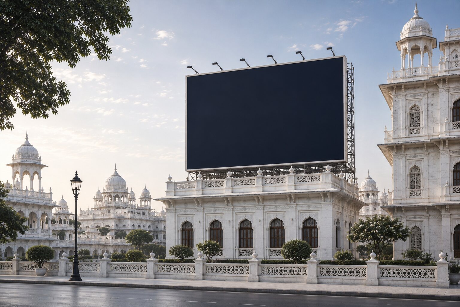 Billboard on a heritage street in Patna